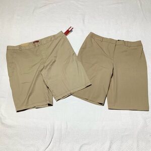 NWT Lot of 2 Women’s Shorts Size 14 & 16 Fit is Similar Merona and George Brands